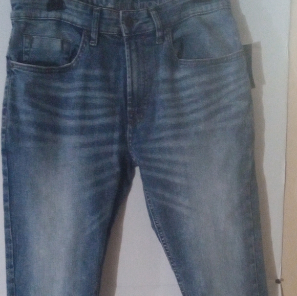 Buffalo David bitton size 34 color sandy blue 81% cotton - Picture 1 of 8